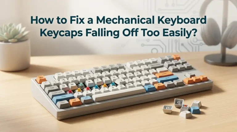 How to Fix a Mechanical Keyboard Keycaps Falling Off Too Easily?