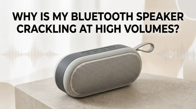 Why Is My Bluetooth Speaker Crackling at High Volumes?