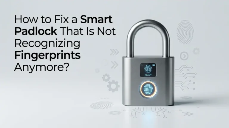 How to Fix a Smart Padlock That Is Not Recognizing Fingerprints Anymore?