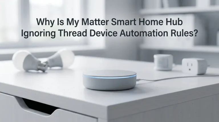 Why Is My Matter Smart Home Hub Ignoring Thread Device Automation Rules?