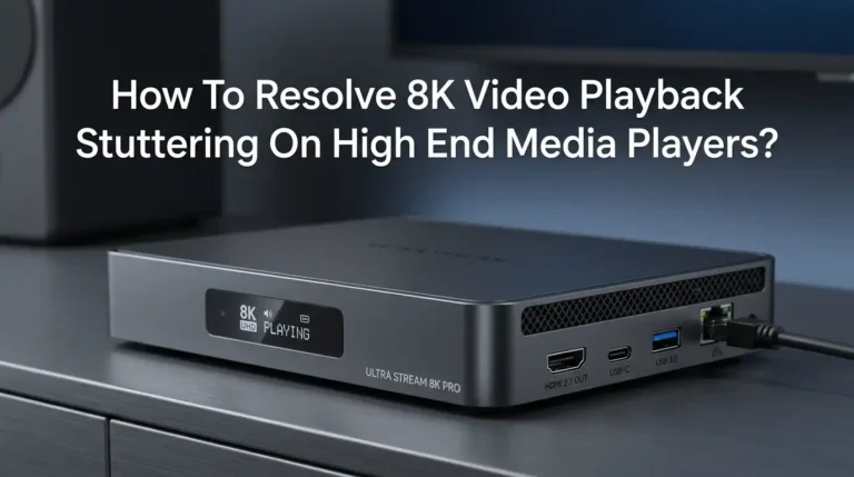 How To Resolve 8K Video Playback Stuttering On High End Media Players?