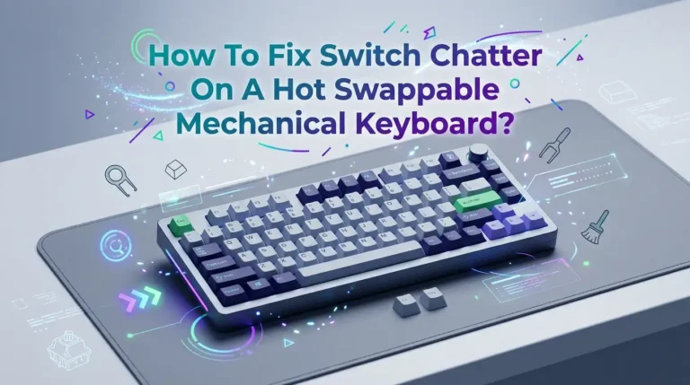 How To Fix Switch Chatter On A Hot Swappable Mechanical Keyboard?