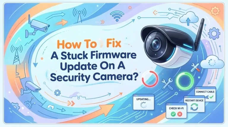 How To Fix A Stuck Firmware Update On A Security Camera?