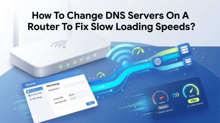 How To Change DNS Servers On A Router To Fix Slow Loading Speeds?