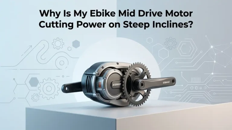 Why Is My Ebike Mid Drive Motor Cutting Power on Steep Inclines?