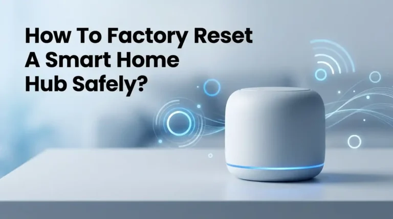 How To Factory Reset A Smart Home Hub Safely?