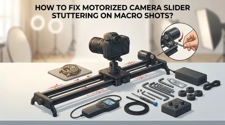 How To Fix Motorized Camera Slider Stuttering On Macro Shots?