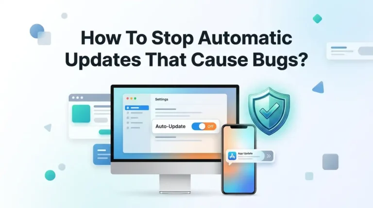How To Stop Automatic Updates That Cause Bugs?