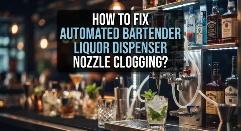 How To Fix Automated Bartender Liquor Dispenser Nozzle Clogging?