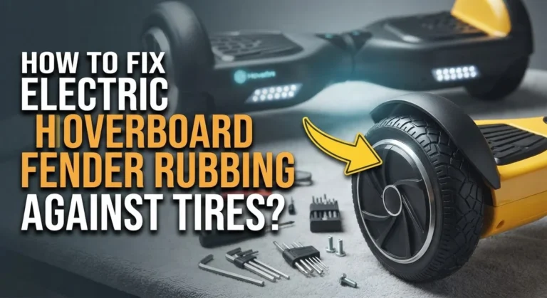 How To Fix Electric Hoverboard Fender Rubbing Against Tires?