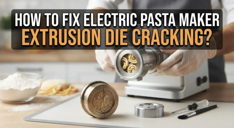 How To Fix Electric Pasta Maker Extrusion Die Cracking?