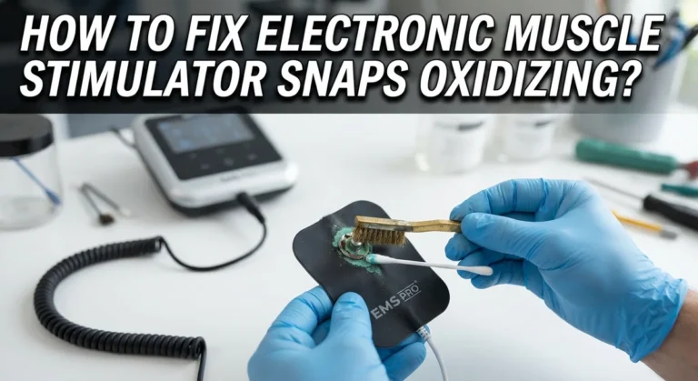 How To Fix Electronic Muscle Stimulator Snaps Oxidizing?