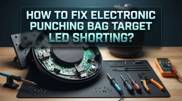 How To Fix Electronic Punching Bag Target LED Shorting?