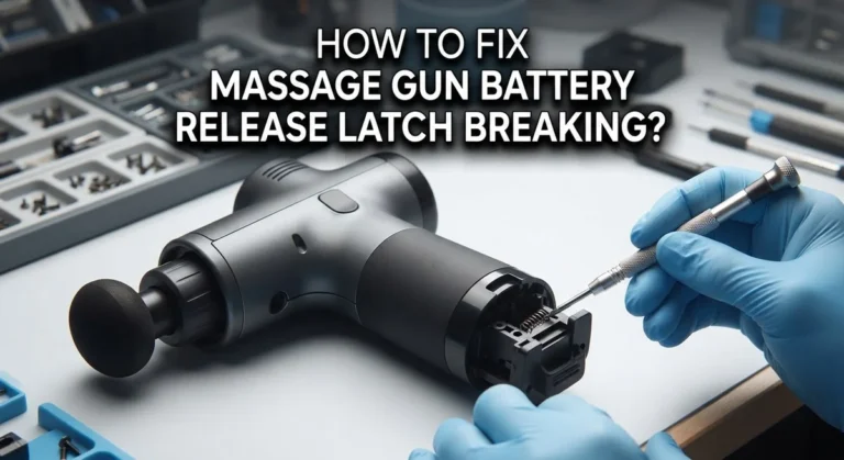 How To Fix a Massage Gun Battery Release Latch Breaking?