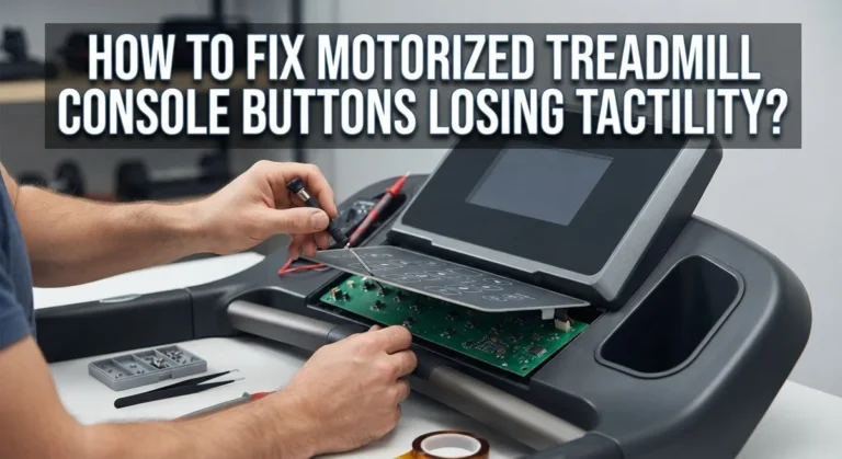 How To Fix Motorized Treadmill Console Buttons Losing Tactility?