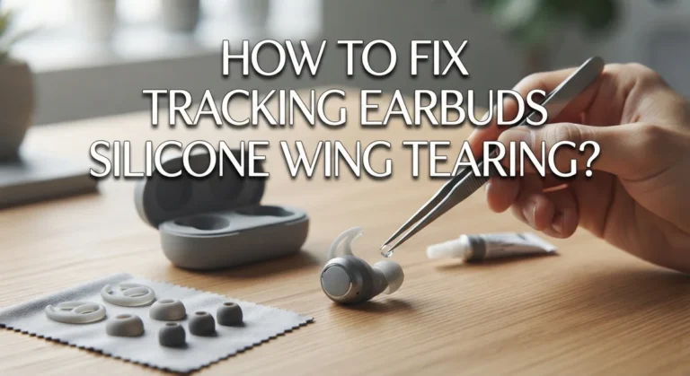 How To Fix Sleep Tracking Earbuds Silicone Wing Tearing?