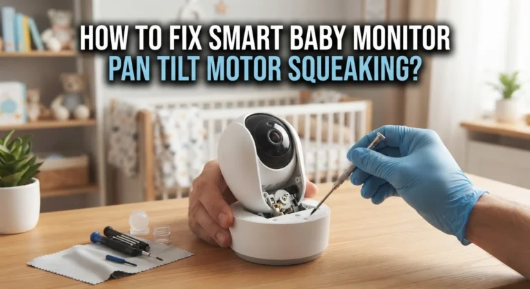 How To Fix Smart Baby Monitor Pan Tilt Motor Squeaking?