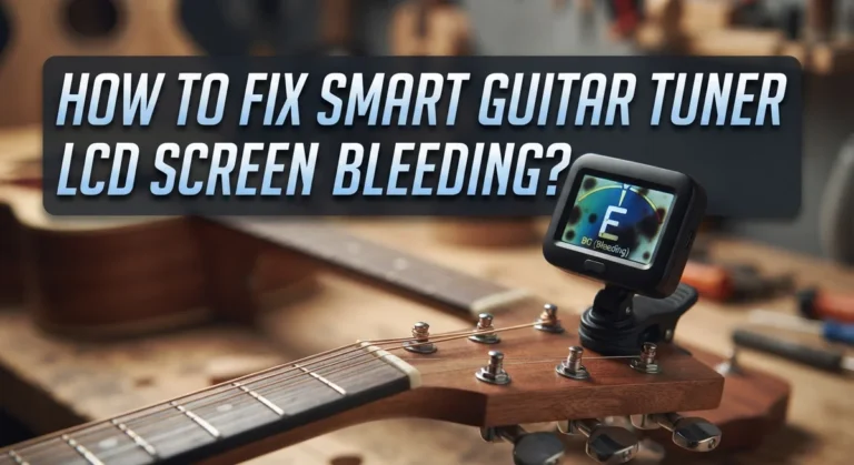 How To Fix Smart Guitar Tuner LCD Screen Bleeding?