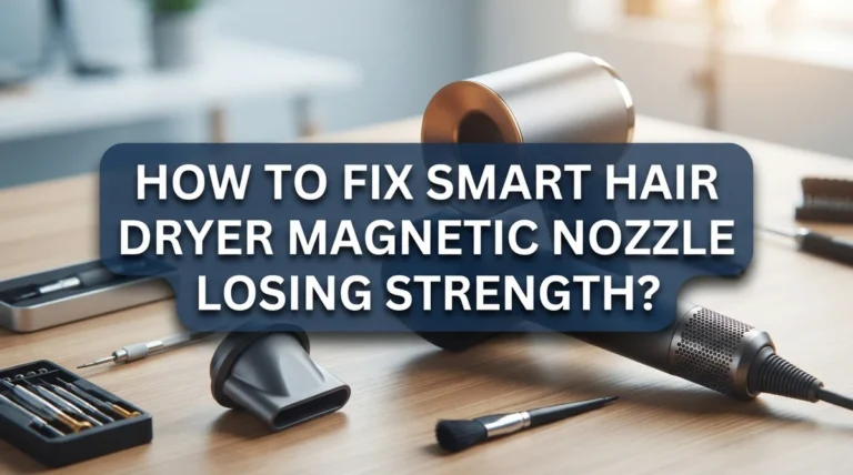 How To Fix Smart Hair Dryer Magnetic Nozzle Losing Strength?