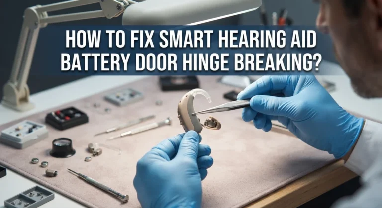 How To Fix a Smart Hearing Aid Battery Door Hinge Breaking?