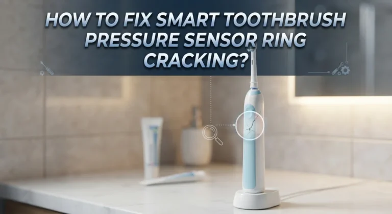 How To Fix Smart Toothbrush Pressure Sensor Ring Cracking?