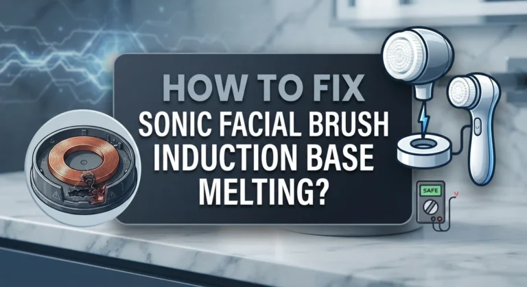 How To Fix Sonic Facial Brush Induction Base Melting?