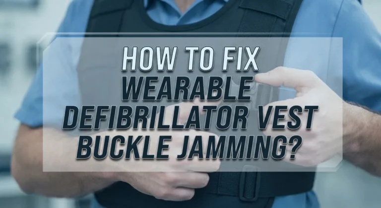 How To Fix Wearable Defibrillator Vest Buckle Jamming?