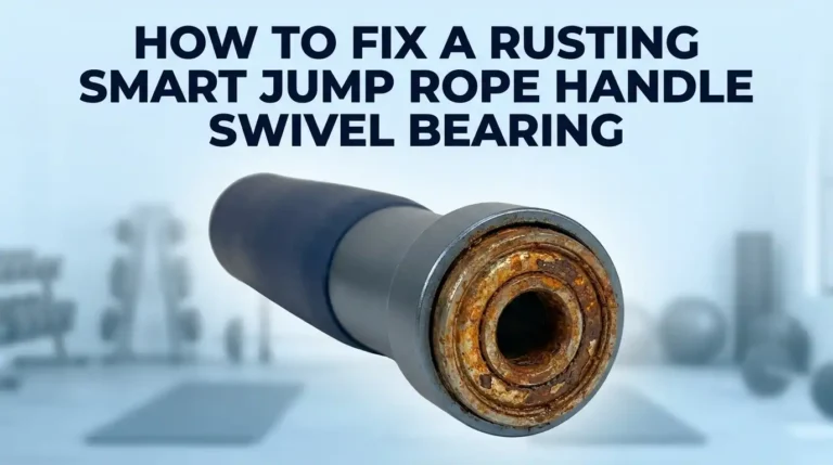 How to Fix a Rusting Smart Jump Rope Handle Swivel Bearing?