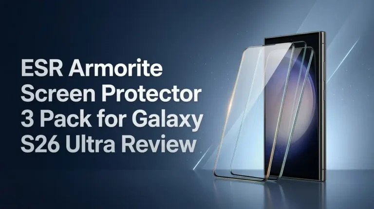 ESR Armorite Screen Protector 3 Pack for Galaxy S26 Ultra Review 2026