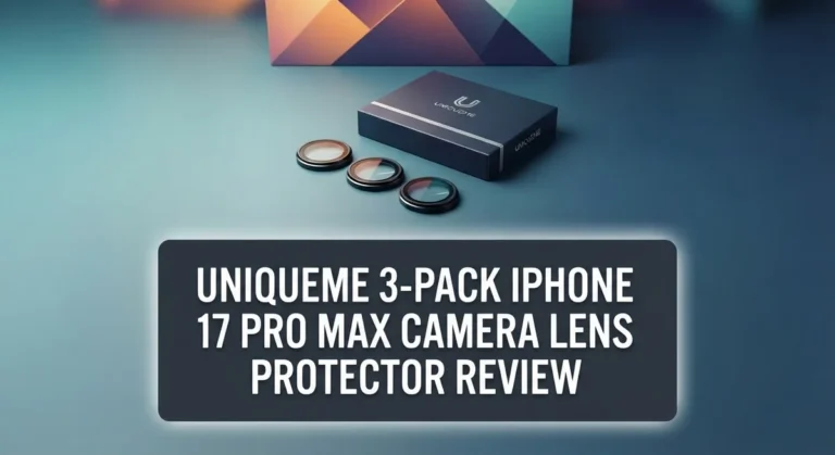 UniqueMe 3-Pack iPhone 17 Pro Max Camera Lens Protector Review